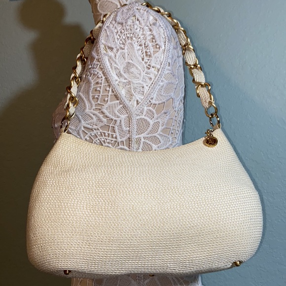 Eric Javits Squishee chain strap shoulder bag - Picture 3 of 16